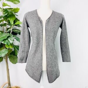 M BY MAGASCHONI Bottom Seam Cashmere Cardigan